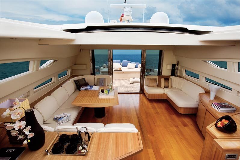 Interni Yacht di Lusso italiano